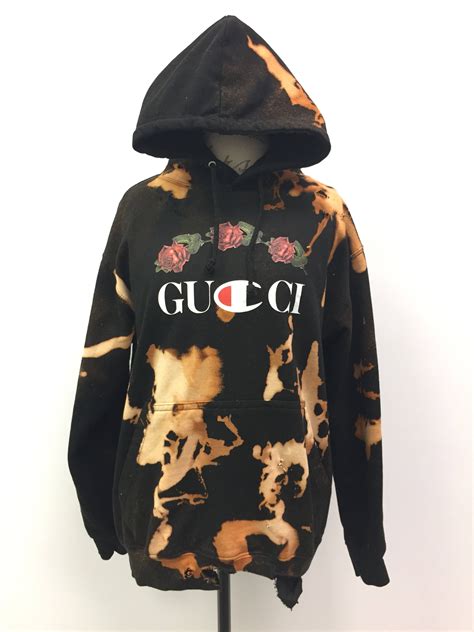 gucci wolf hoodie replica|gucci x champion hoodie real.